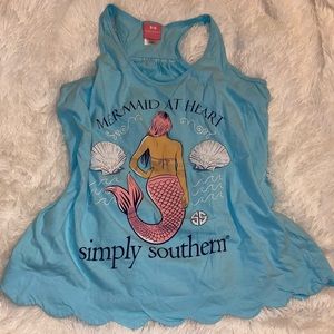Mermaid at Heart Simply Southern Tank